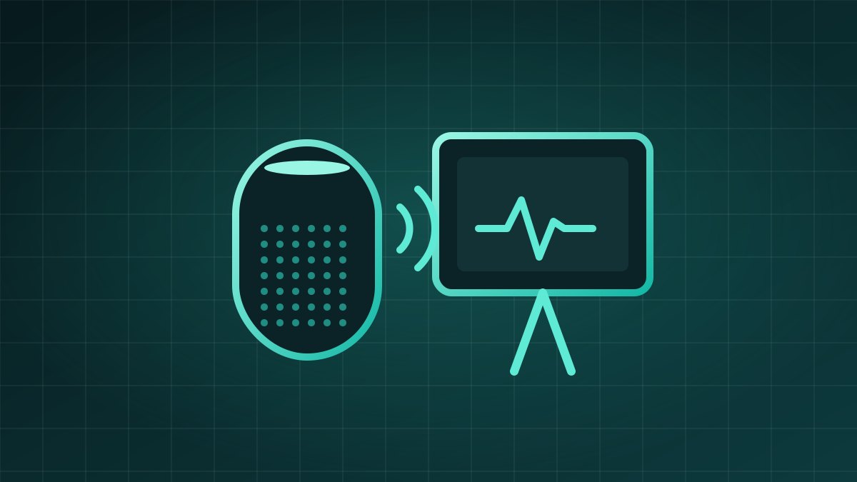 Voice assistant and smart home platform illustration